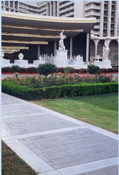 彩色压印地坪设计新颖