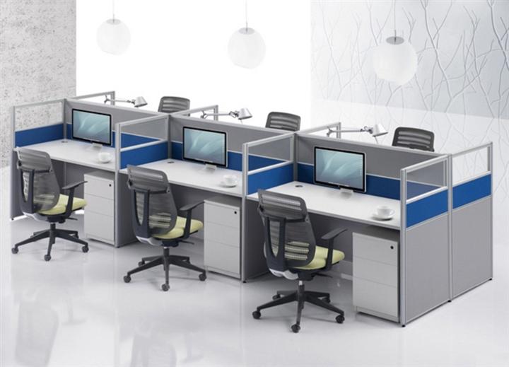 HYL-PF-012屏风组合桌 屏风工作位 隔断办公桌