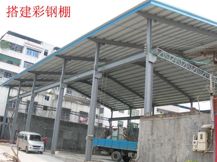 供应乐清哪里有做雨棚铁棚的